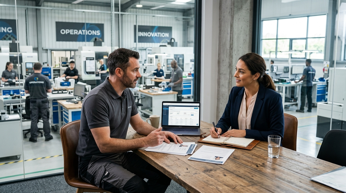 Recruiter in intakegesprek